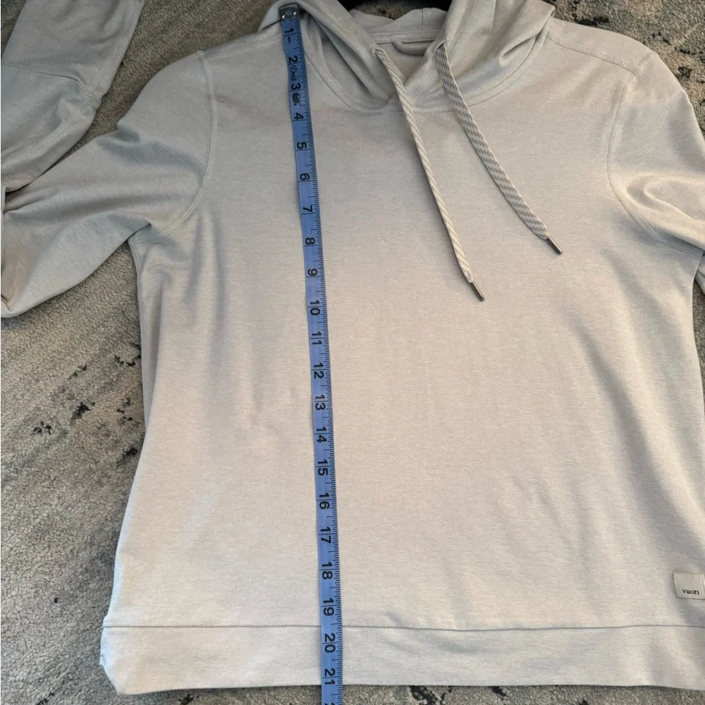 Vuori Light Gray Pullover Hoodie - Picture 6 of 8